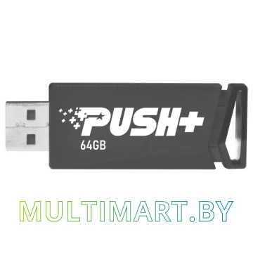 USB Flash Patriot Push+ 64GB (PSF64GPSHB32U)